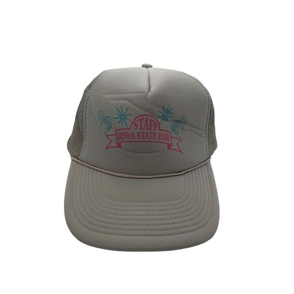 VTG 90s Iowa State Fair Foam Mesh Trucker Hat - Picture 1 of 10